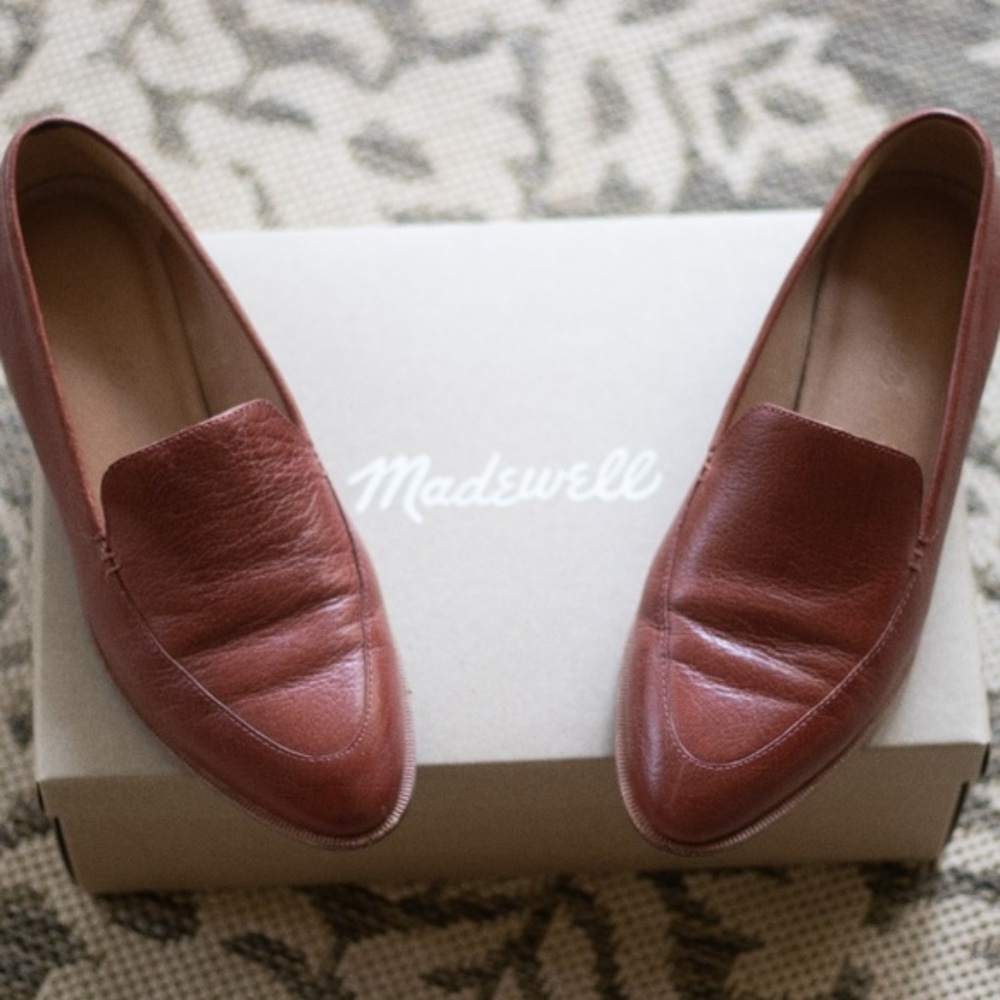 Madewell Frances Loafer Burnished Mahogany